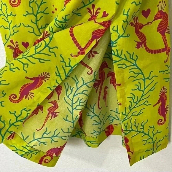 Gretchen Scott Seahorse Cotton Tunic Cover Up - Picture 4 of 5